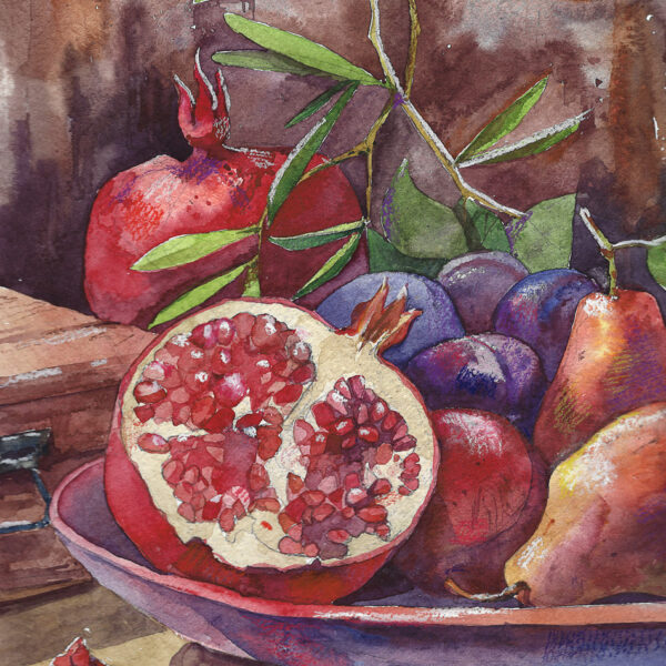 Still life with pomegranates (2023)
